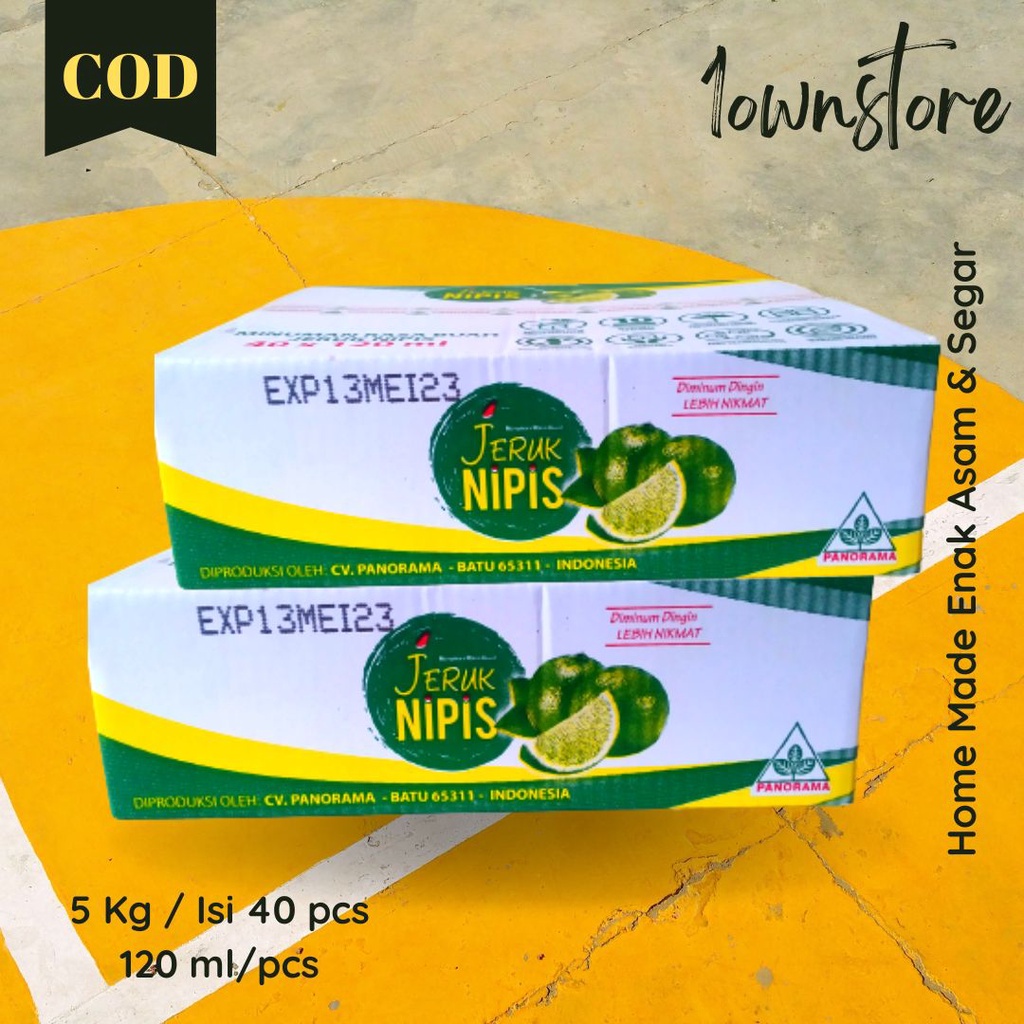 Minuman Sari Apel Batu Manalagi & Sari Jeruk Nipis Oleh Oleh Khas Malang PANORAMA 40pcs