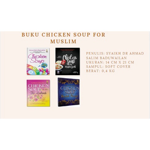 Buku Chicken Soup for Muslim