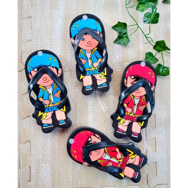 Sandal japit anak cowok 3-8 TAHUN karakter BOBOI BOY / sendal jepit anak laki boboboy / sandal anak 