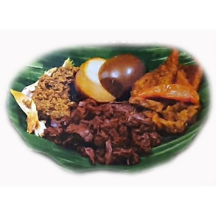 Gudeg Kaleng Bagong Telor &amp; Ayam Suwir Khas Jogja - 300Gram