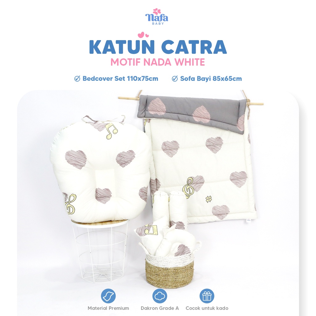 NAFA BABY - PAKET BUNDLING | Bedcover Baby Set  + Sofa Baby | Alas Tidur Perlengkapan Bayi EMPUK