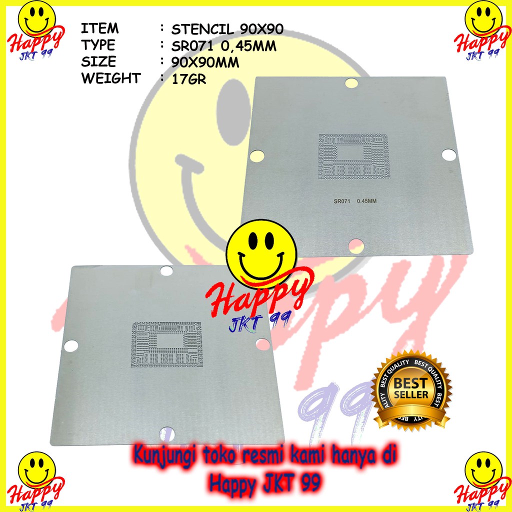 [ HAPPY JKT 99 ] STENCIL 90X90 SR04S SR071 SR0VQ Sr08n Sr109 Sr0cs I3-2310m I5 2415m