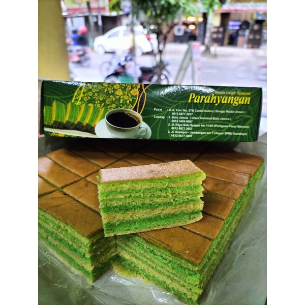 

lapis legit pandan