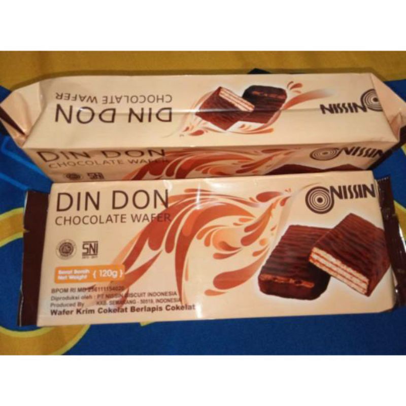 

Nissin Din Don Wafer Chocolate 120gr