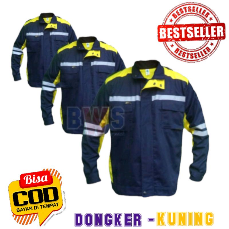 WEARPACK SEMI JAKET/KEMEJA KERJA TAMBANG/BAJU SAFETY MODEL SEMI JAKET