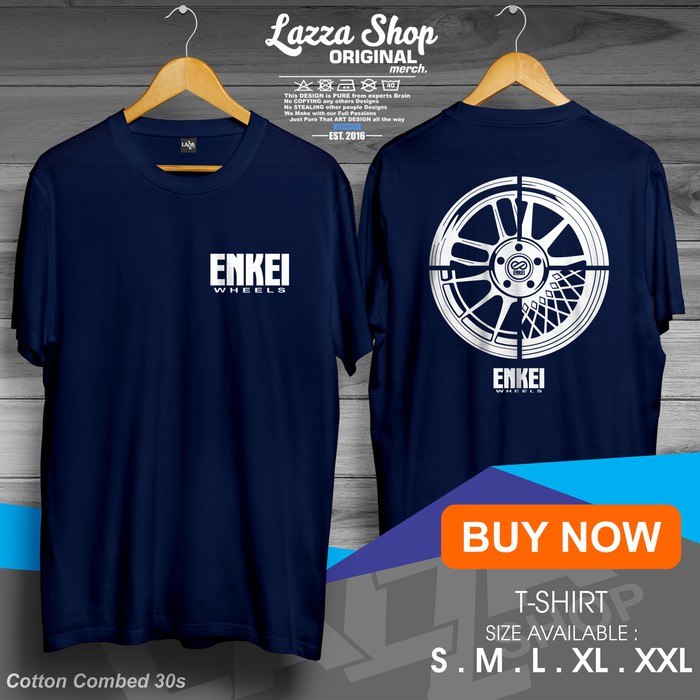 Kaos Baju Tshirt Otomotif Velg Enkei Rear Keren Murah Shopee Indonesia