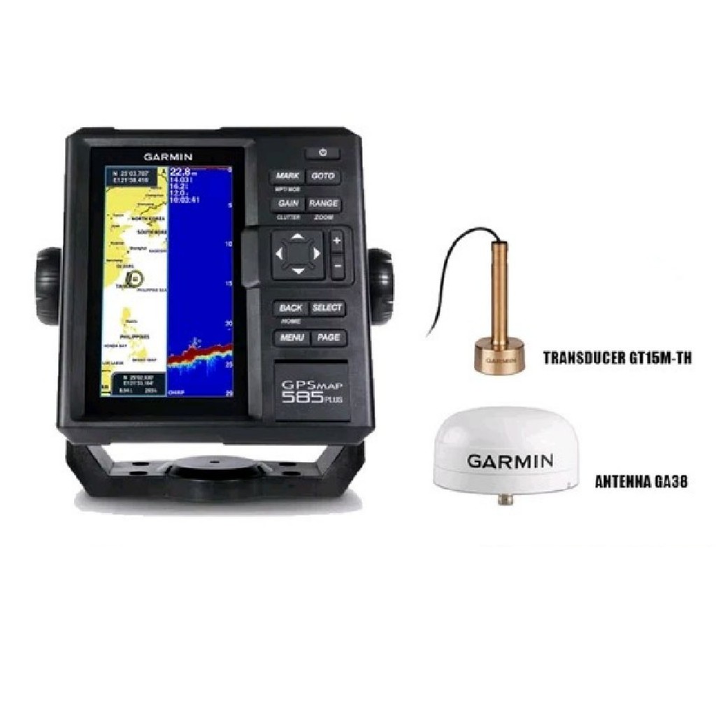 Garmin GPSMAP 585Plus Display GT15M-TH With Antenna GA38 NEW ORIGINAL GARANSI RESMI TAM