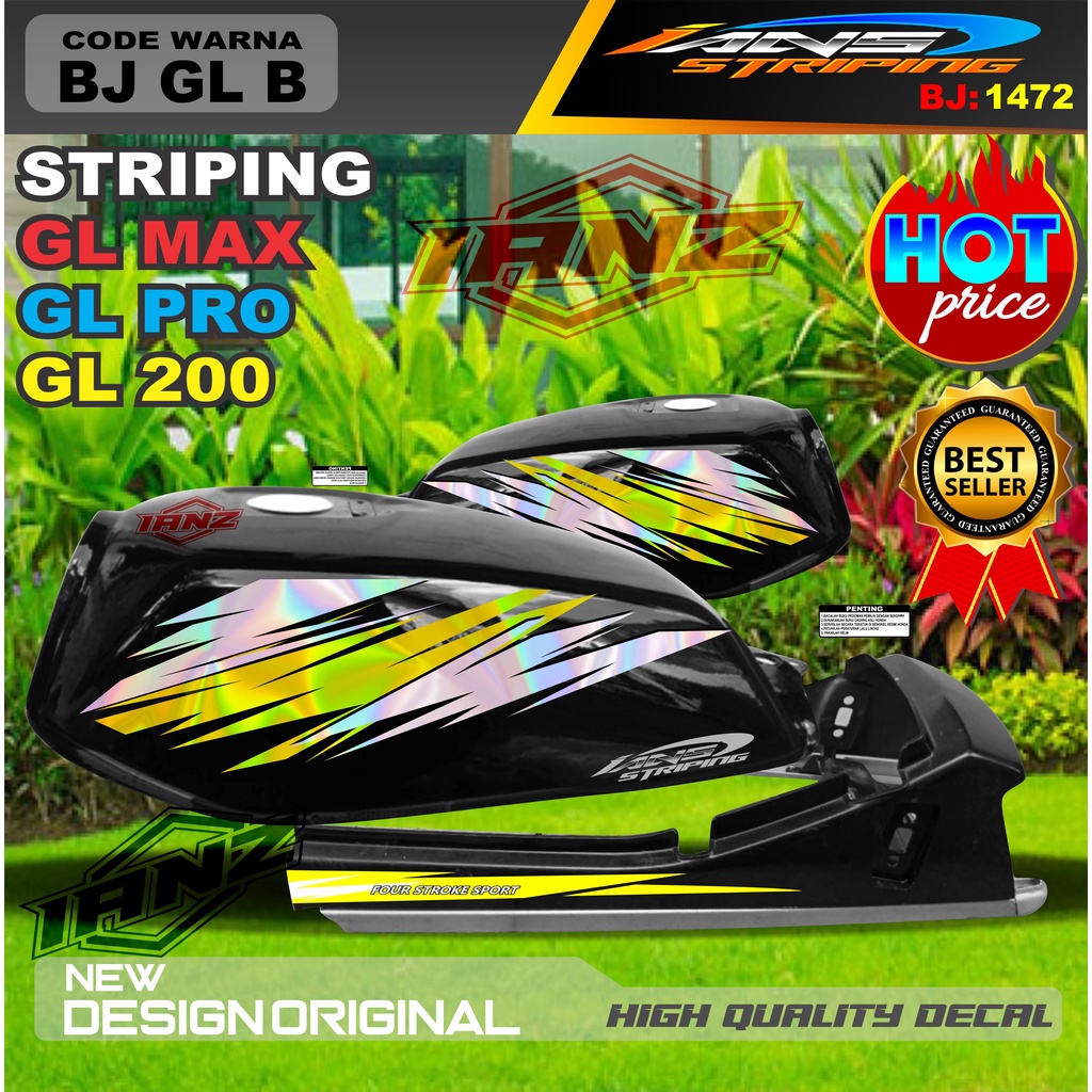 CUSTOM STRIPING GL PRO HOLOGRAM / STRIPING GL PRO MAX VARIASI HOLOGRAM / STRIPING GL