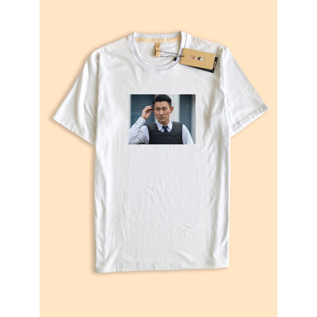 kaos Baju Tshirt desain Andy Lau Liu Tek Hua police film