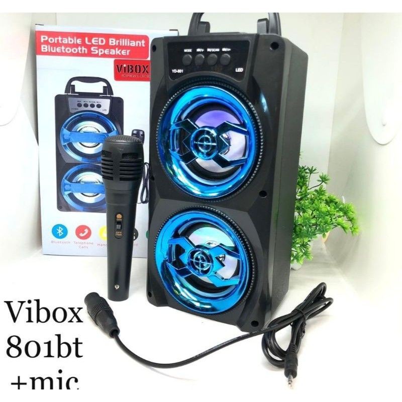 SPEAKER BLUETOOTH VIBOX + MIC BOX MUSIC PLUS MIC VIBOX 801BT