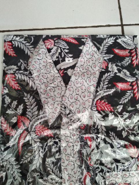 Kemeja Batik Lengan Pedek M L Xl Xxl Motif Blarak Biru Batik Pria