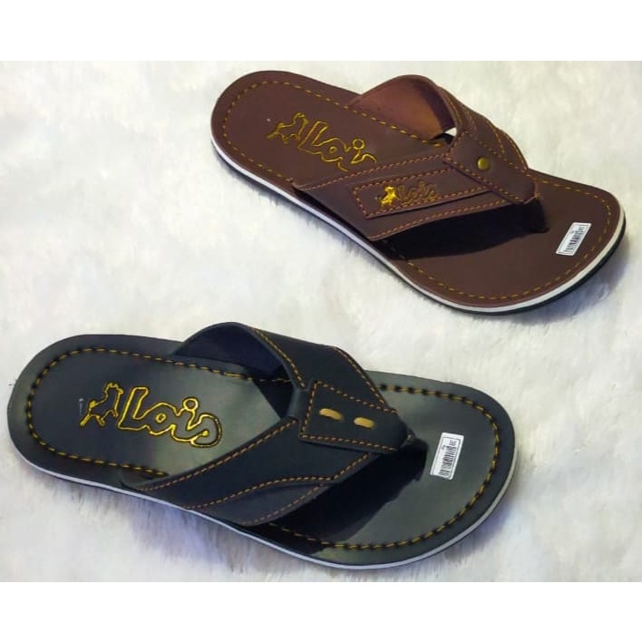 Sandal Jepit Pria Louis Terbaru Realpict / rizkiana_olshop