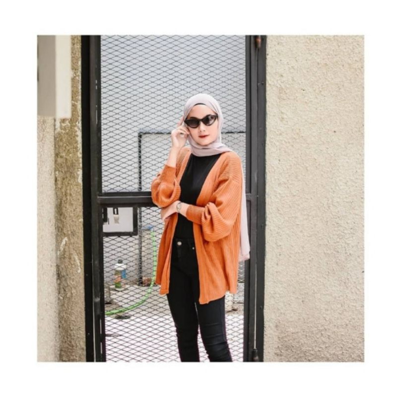 KARDIGAN RAJUT BALONI ketebalan 12 guage | OUTER CARDIGAN