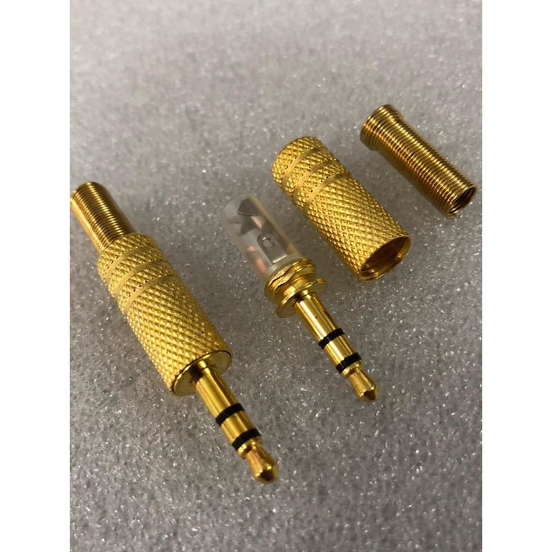 Jack Mini STEREO 3.5mm GOLD - Jack Mini 3.5 mm GOLD