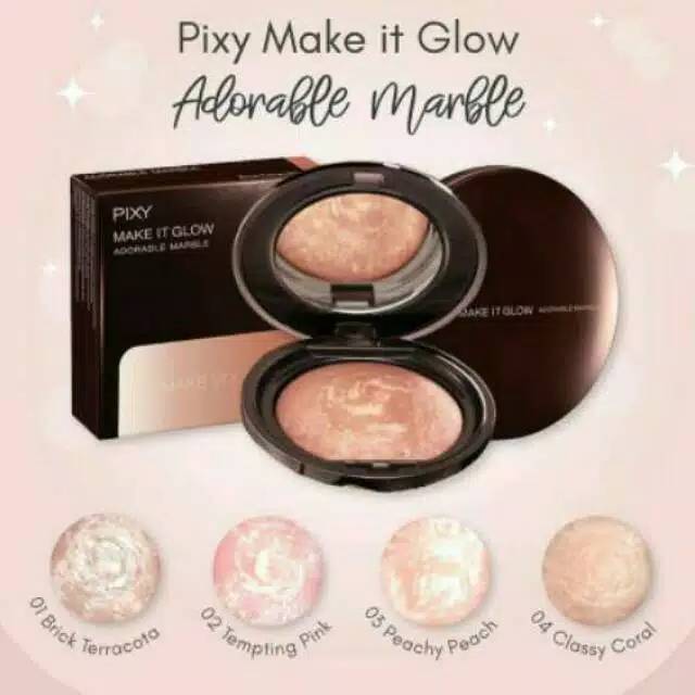 Pixy Make It Glow Adorable Marble | Blush On