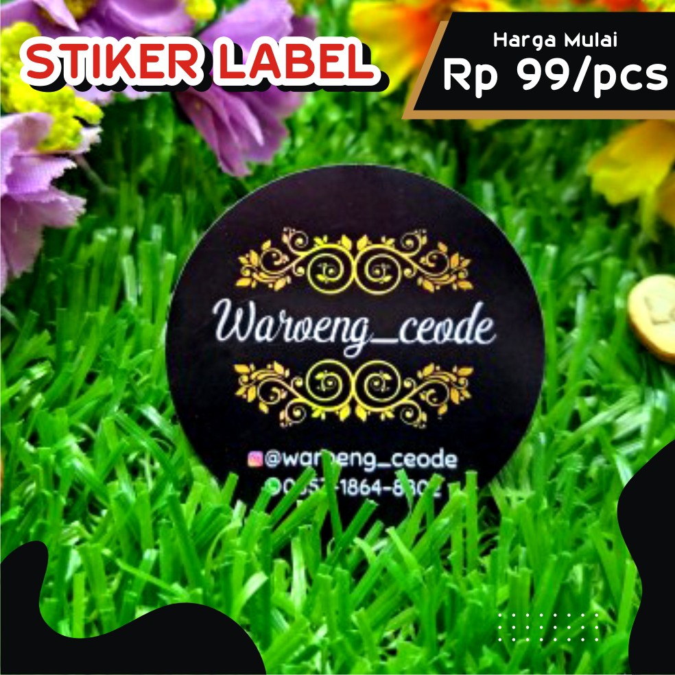 

PRODUK Stiker label kemasan produk KW