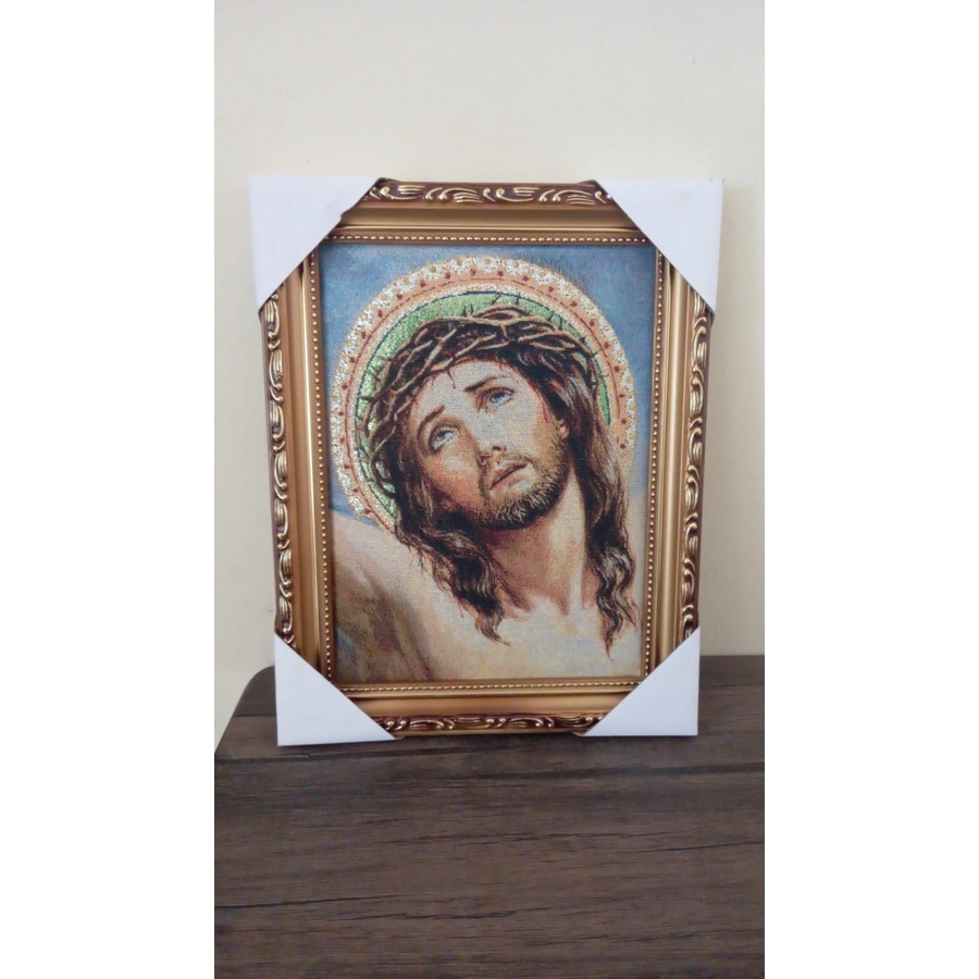 Gambar Wajah Yesus Mahkota Duri WCF 04