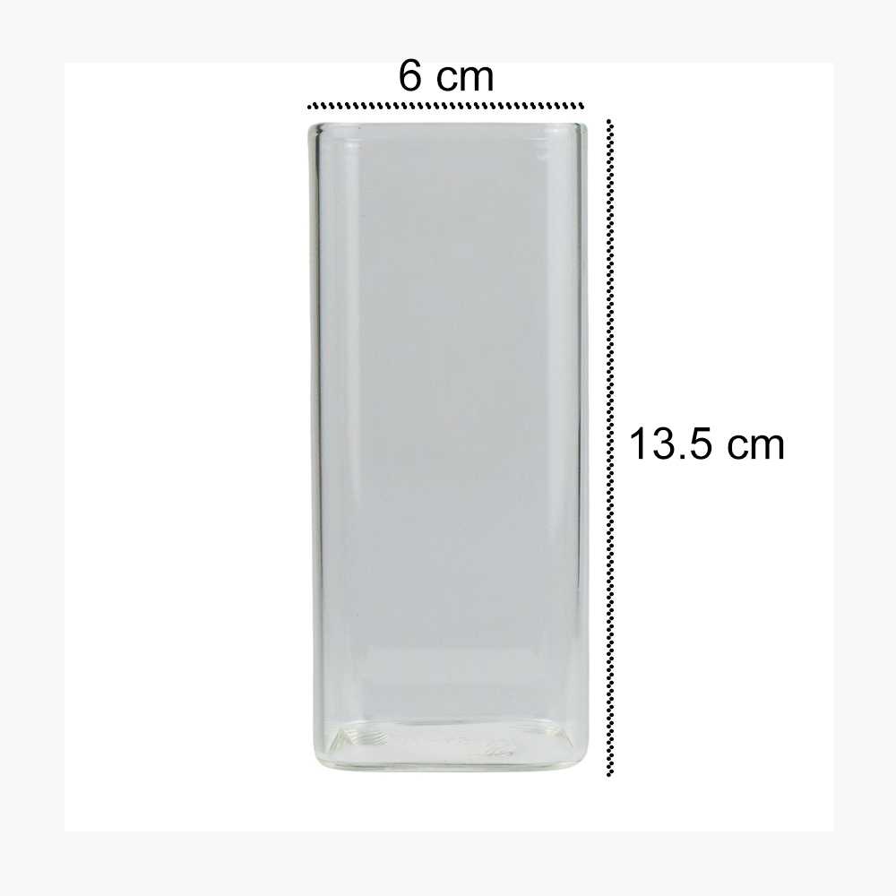 One Two Cups Gelas Minuman Borosilicate Glass 400 ml Transparent