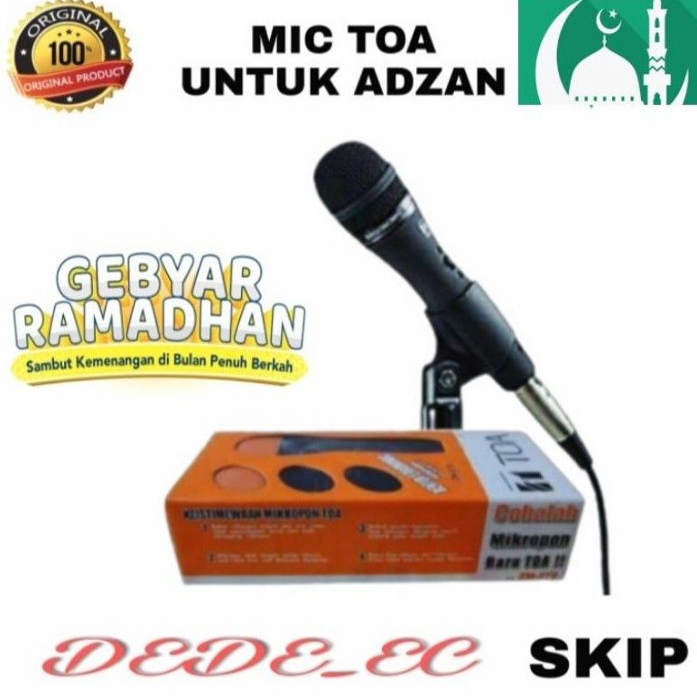 Mic TOA Zm 270/Mic Adzan Mesjid & Mushola/Zm 270 Suara Jernih