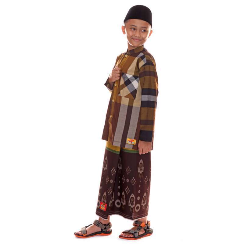 Sarung Atlas Junior Anak Laki-Laki Terbaru Cocok Untuk Sholat dan Ngaji