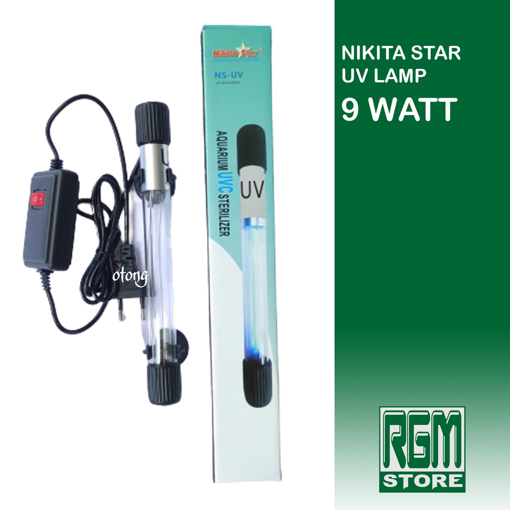 NIKITA STAR Lampu UV Lamp NS 9 watt 9w aquarium aquascape