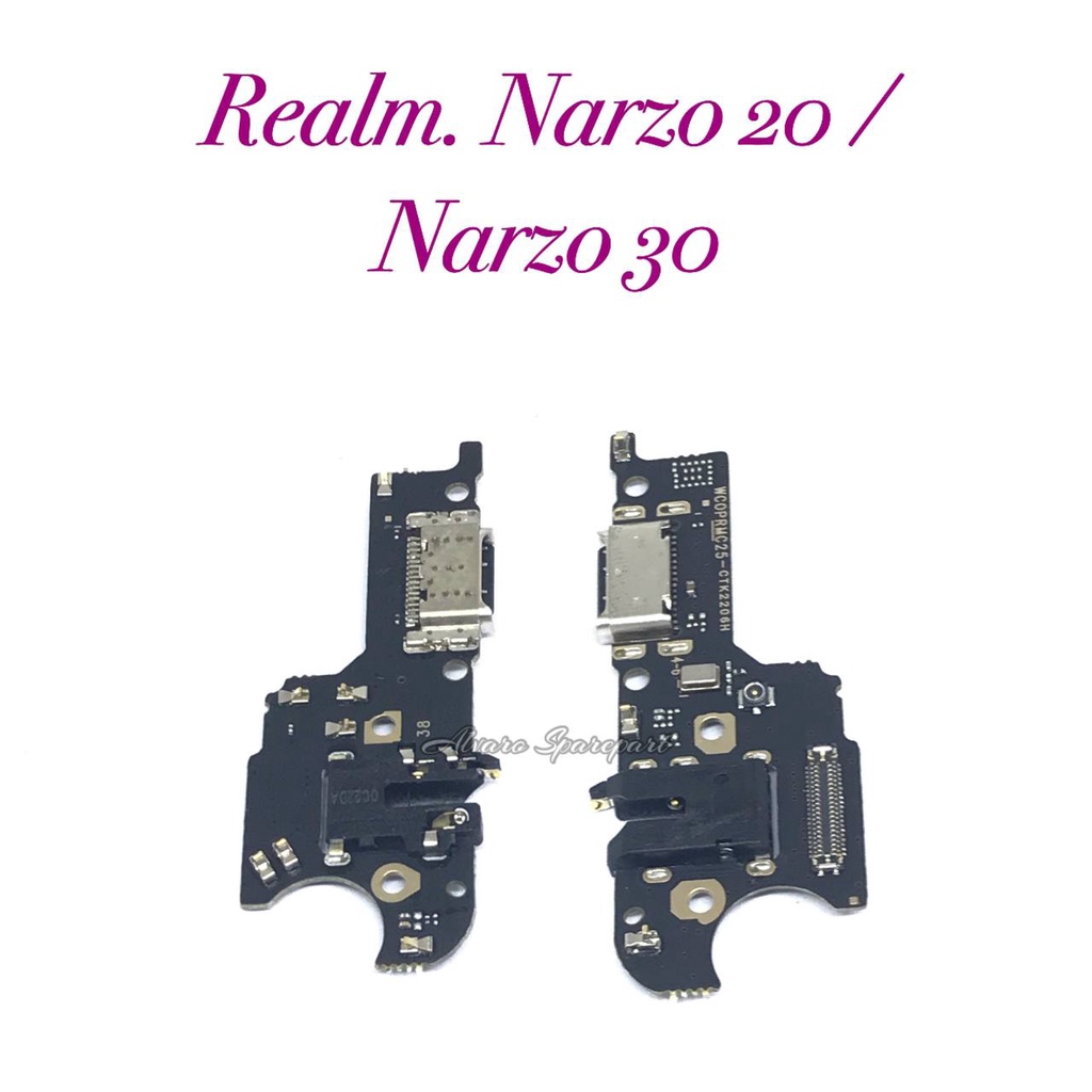 PCB REALME NARZO 20 / REALME NARZO 30 - PAPAN KONEKTOR CAS