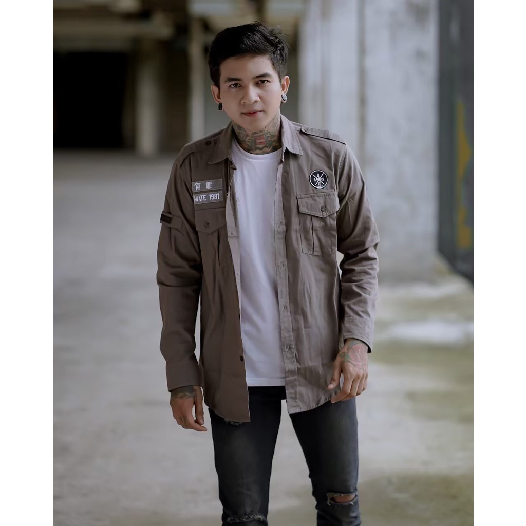 PROMO SPESIAL  Jaket Kemeja Semi Parka Inmate-Jaket Casual BGSR-Trucker-Premium