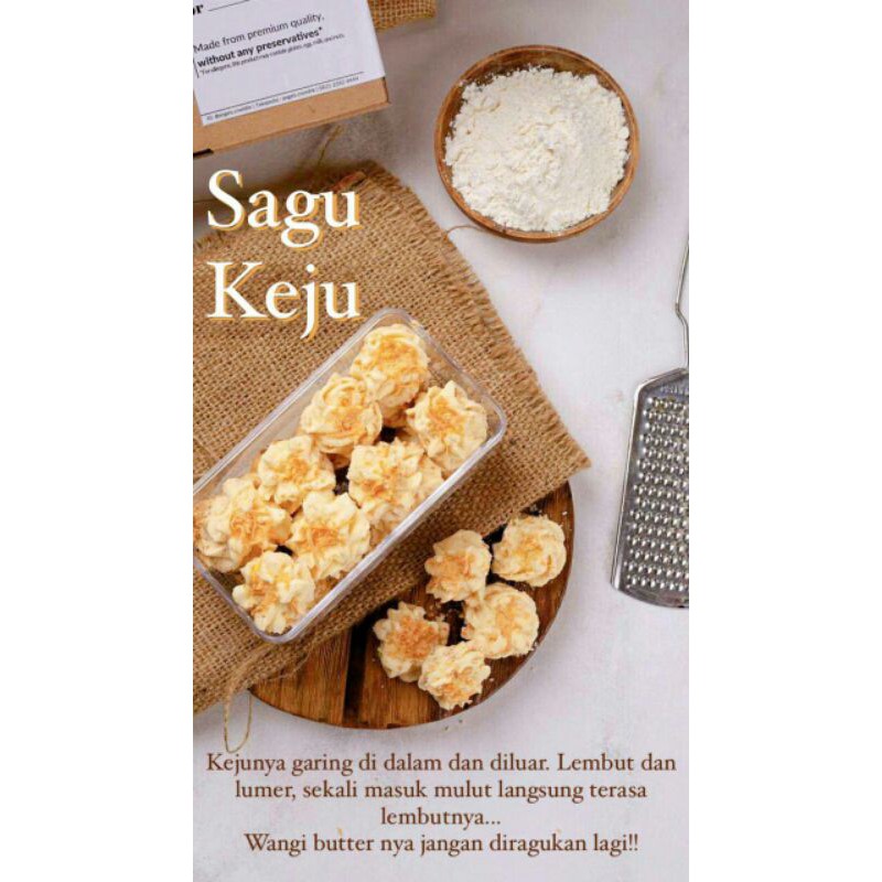 

HAMPERS KUE KERING LEBARAN (SAGU KEJU MIX. 2 VARIANT)