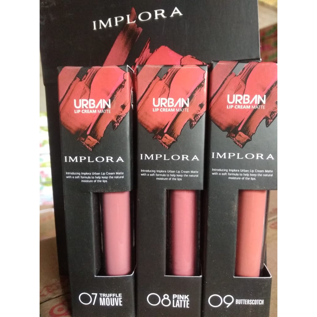 Jual Implora Urban Lip Cream Matte Lipcream Implora Urban Lipcream Implora Warna Baru Kota Surabaya Qweena Cream Tokopedia
