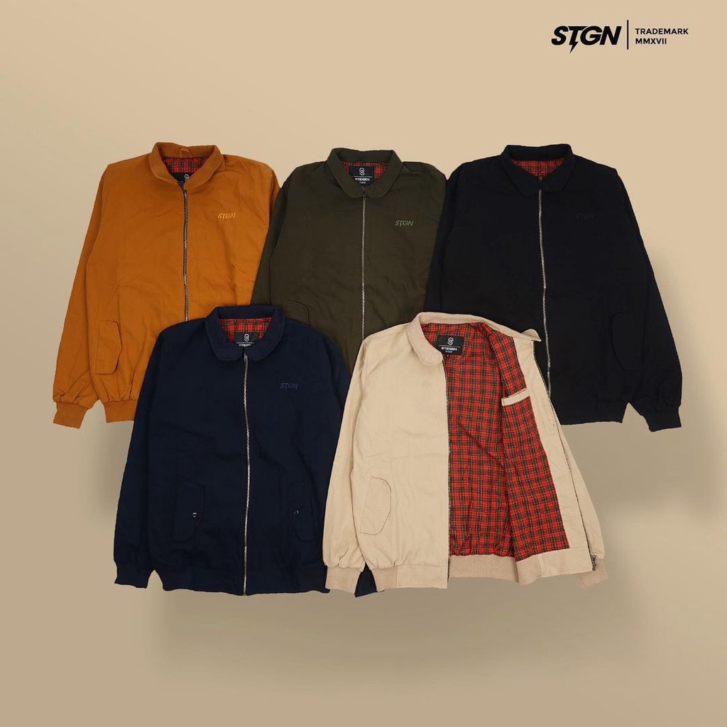 JACKET PRIA WANITA HARRINGTON STEIGEN