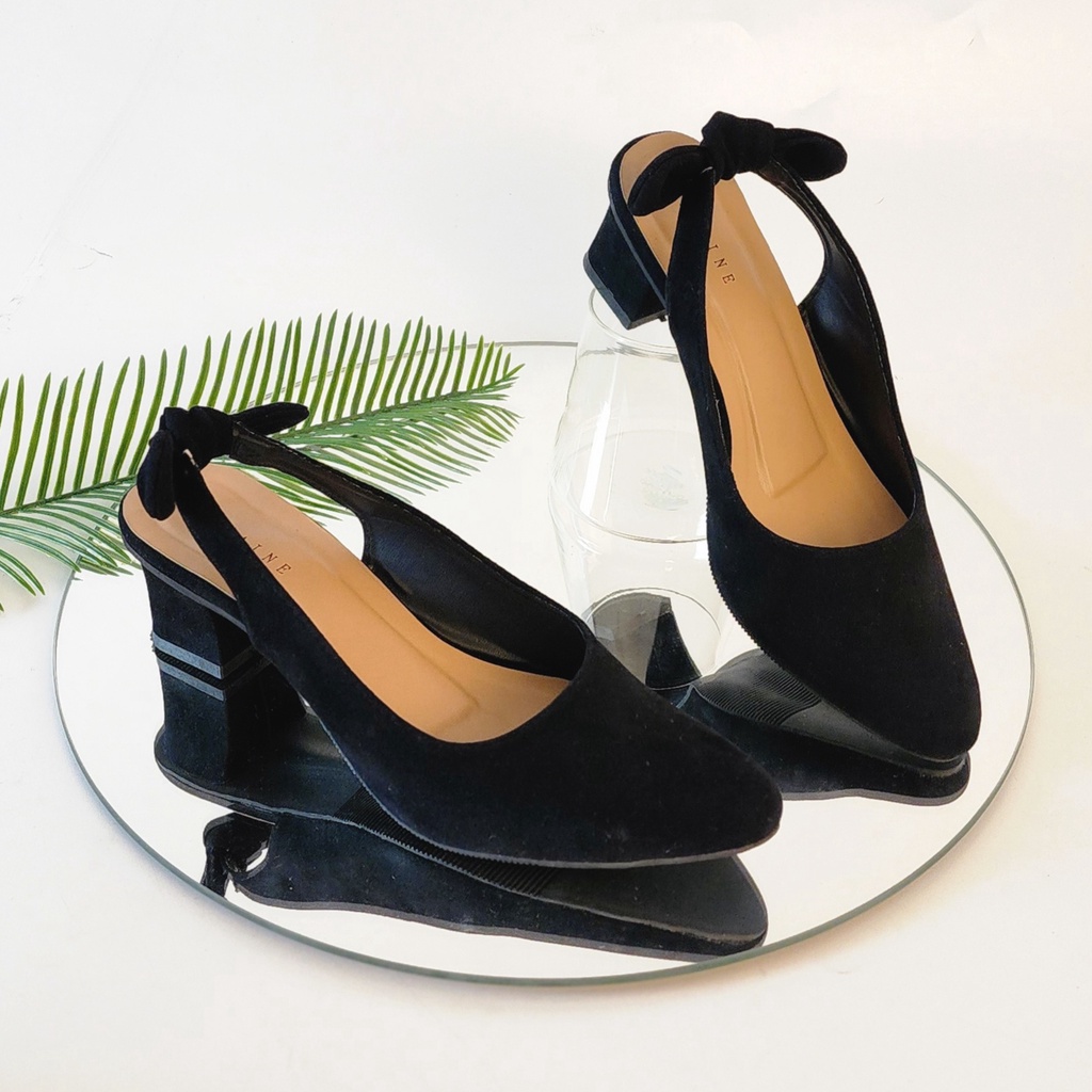 Arlaine - Rinaya Sepatu Heels Wanita  / Sepatu Heels Kerja / Sepatu Heels / Heels 5cm / Heels Selop