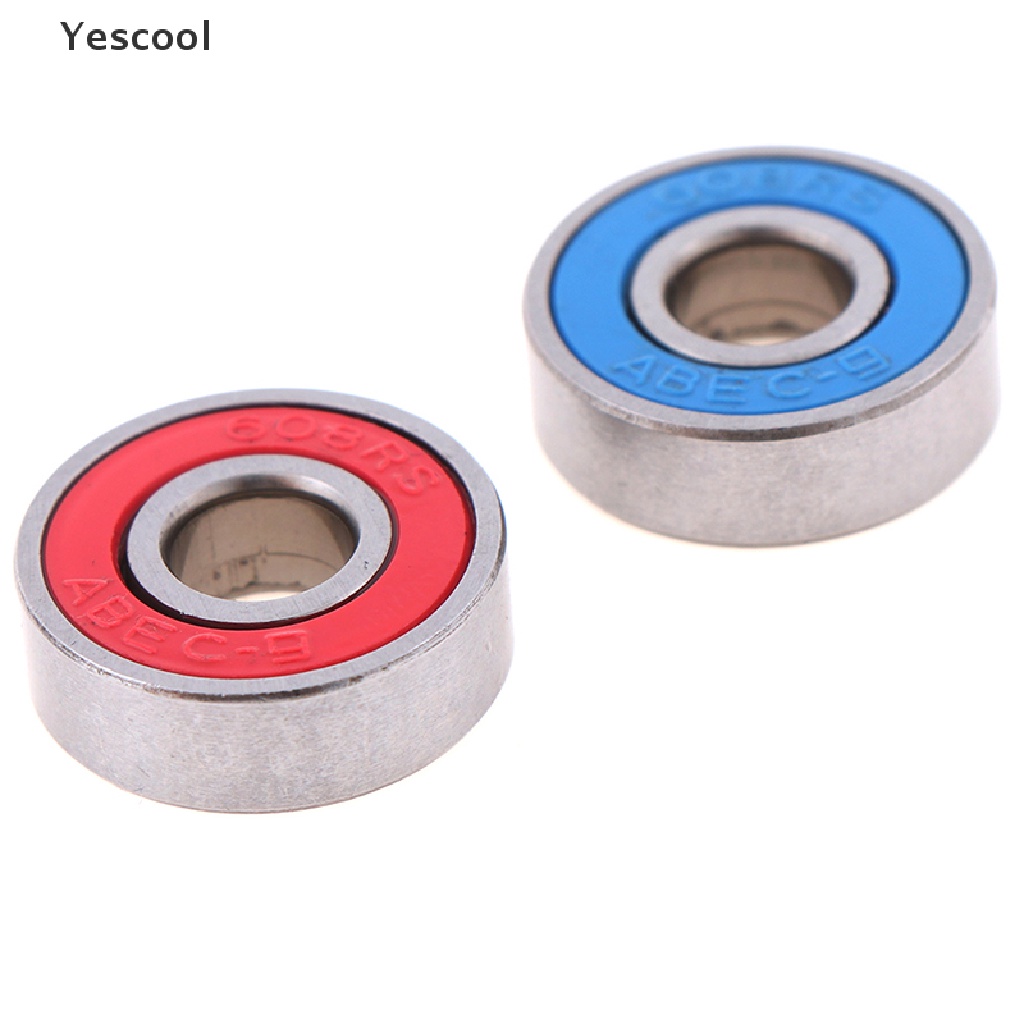 Yescool 5Pcs ABEC-9 608RS Bearing Roda roller Untuk skateboard / Skuter