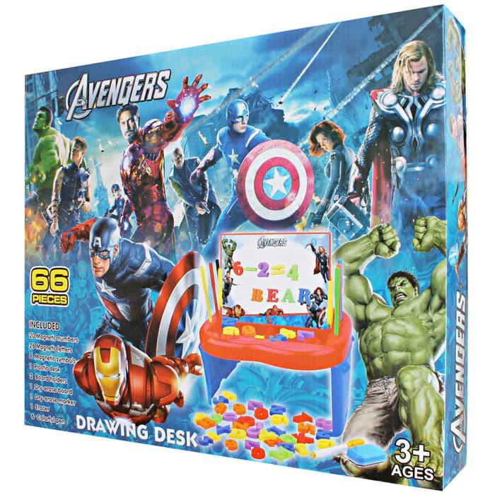 

HOT SALE!!! FUNNY STUDIO EASEL AVENGERS | MEJA BELAJAR TERBARU