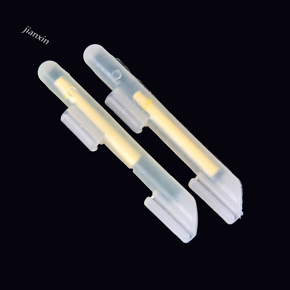 [Jianxin] 2pcs Stik Fluorescent Menyala Dalam Gelap Untuk Memancing