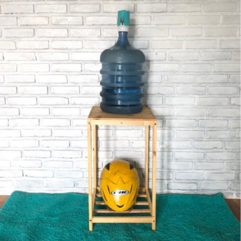 Stand Galon / Rak Galon Kayu Pinus