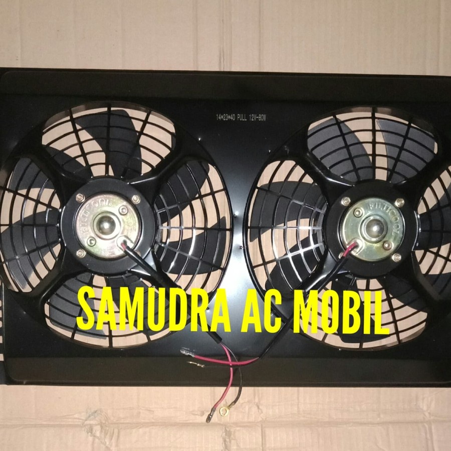 Extra Fan Kipas Double Ac Mobil Utk Mobil Isuzu Elf ( New - Baru)