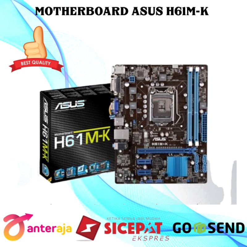 Jual MAINBOARD ASUS H61M K LGA 1155 Indonesia