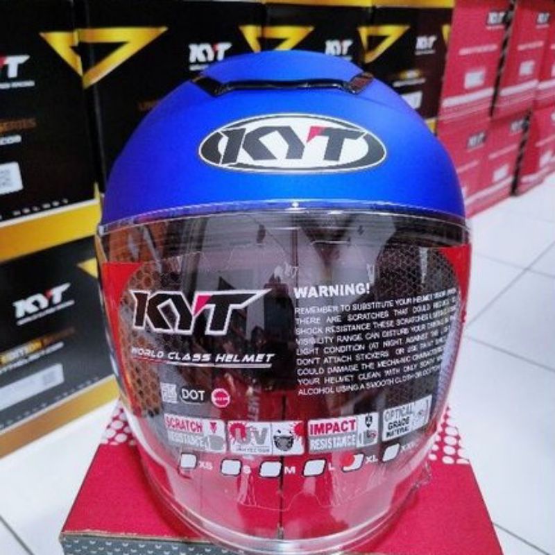 Kyt kyoto r solid blue doff