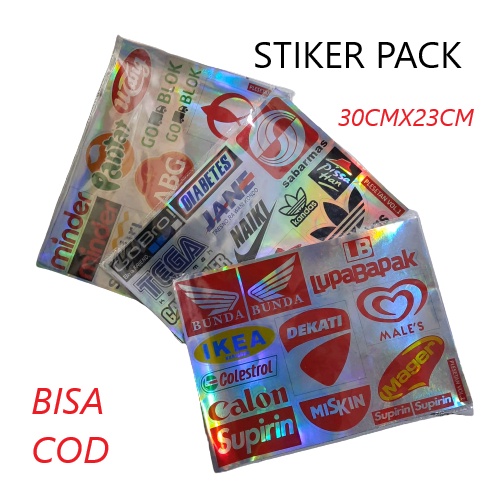

STIKER PACK KATA PLESETAN LUCU VINYL RAINBOW 1SET LENGKAP