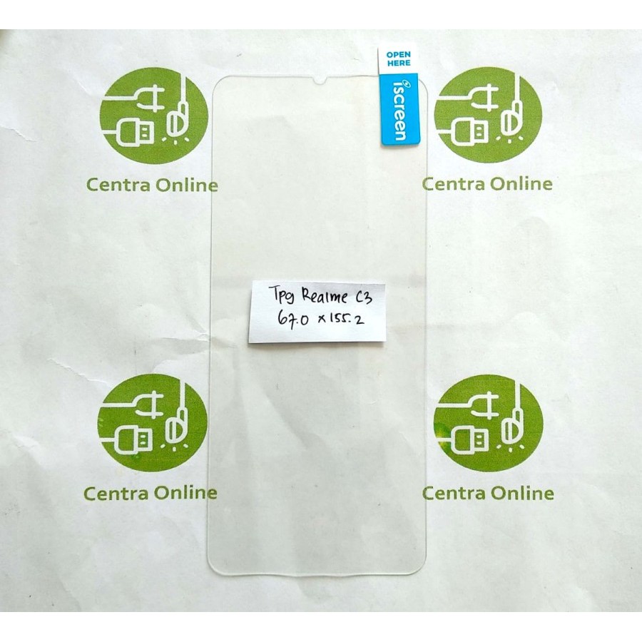 Tempered Glass Realme C3 Screen Guard Hikaru iscreen