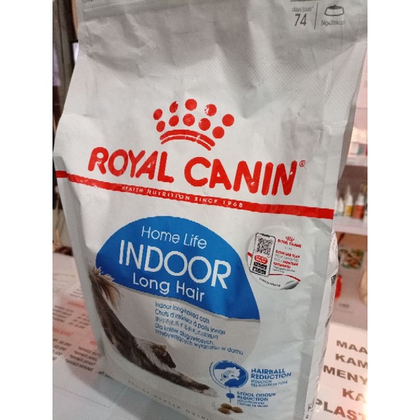 ROYAL CANIN INDOOR LONG HAIR 4KG FRESHPACK-MAKANAN KUCING ROYAL