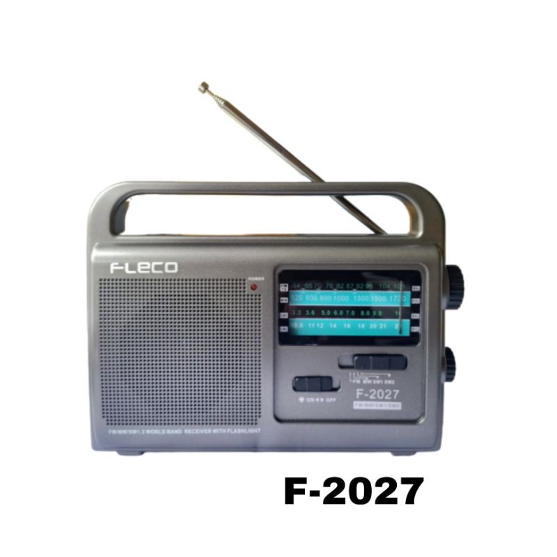 Radio Fleco AC/DC FM SW AM / RADIO F-2027