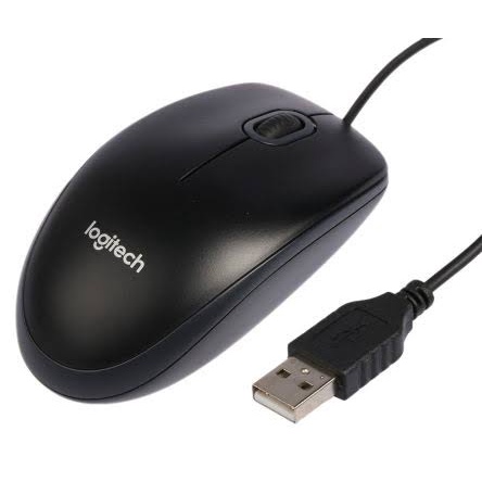 Mouse Logitech B100 Mouse USB Cable Optical Original Mouse