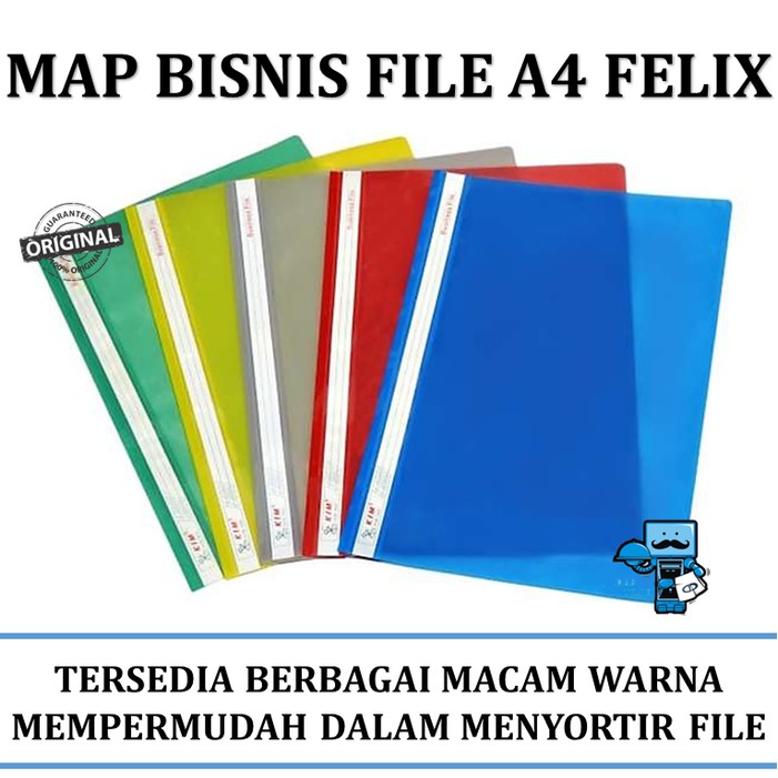 

Map Bisnis File A4 Felix (12pcs / Lusin)