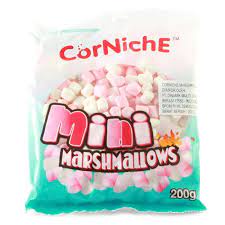 

CORNICHE MINI PINK WHITE MARSHMALLOW / MARSMELLOW 200GR