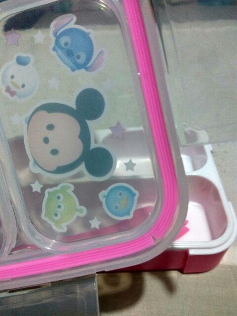 Lunch Box Sekat 2 Stainless Anti Tumpah Karakter 9003