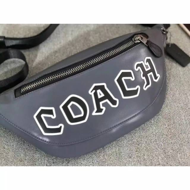 COACH RIVINGTON BELT BAG GREY ORI QUALITY