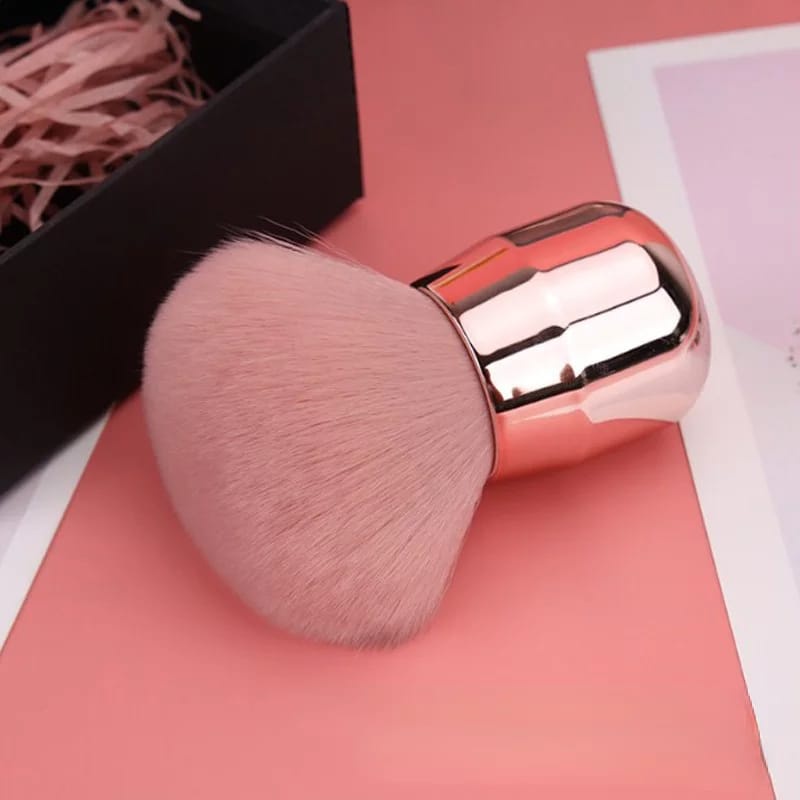 Kabuki Brush Powder Bedak Tabur / Brush Powder Blush On Brush Makeup Warna Pink F830