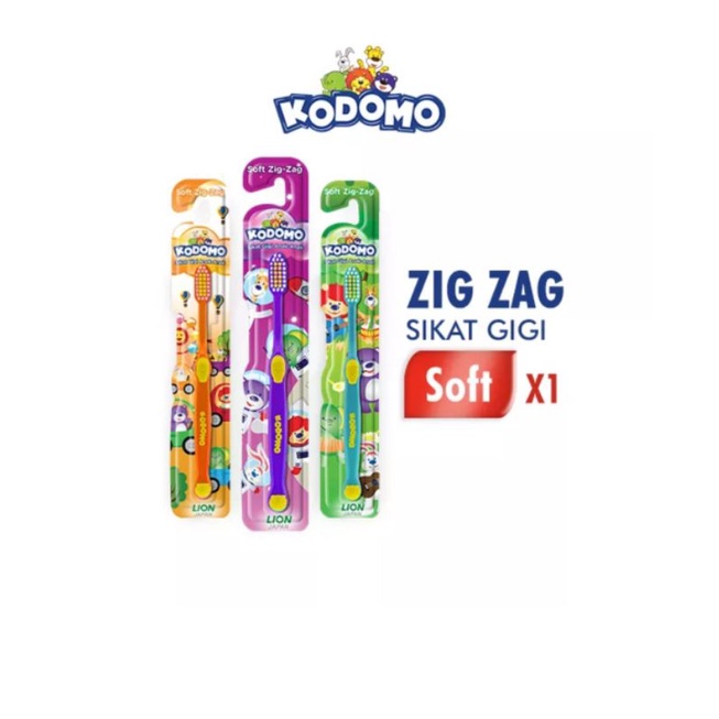KODOMO Toothbrush Zig-Zag