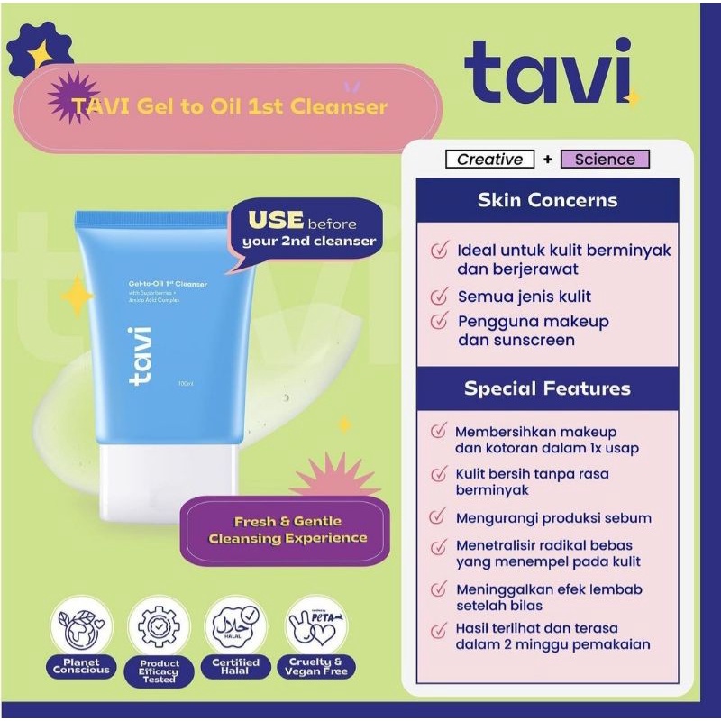 TAVI Gel to Oil Cleanser